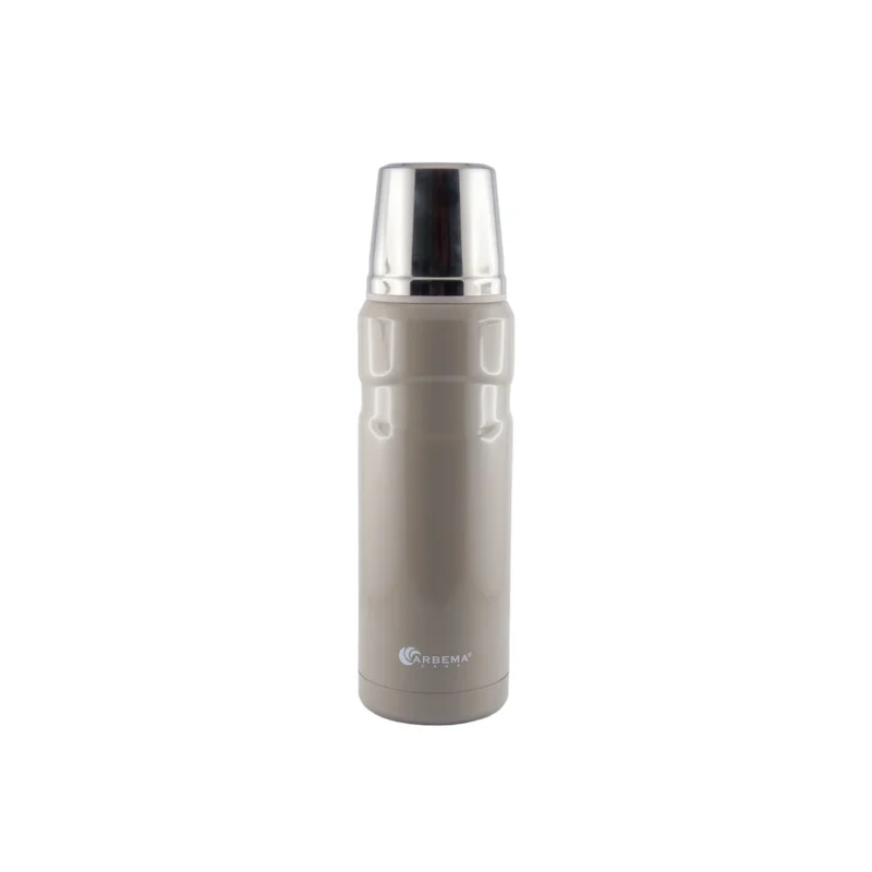 Thermos di acciaio con bicchiere