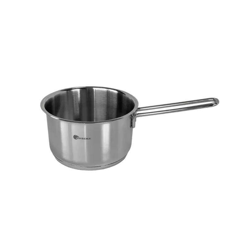 Pentolino di acciaio inox 18/10 con manico di acciaio inox