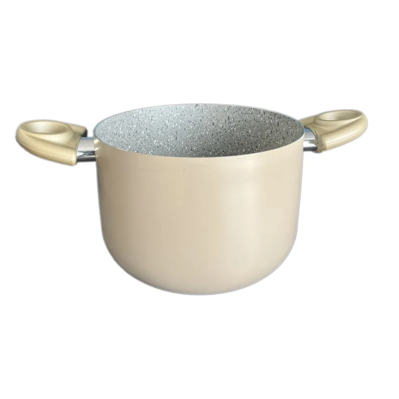 Pentola di alluminio con manici antiscivolo